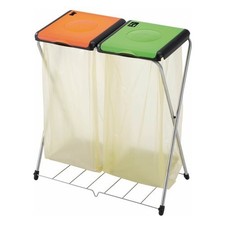 Gimi Nature Plus 2 Rectangular Resin, Steel Green, Orange
