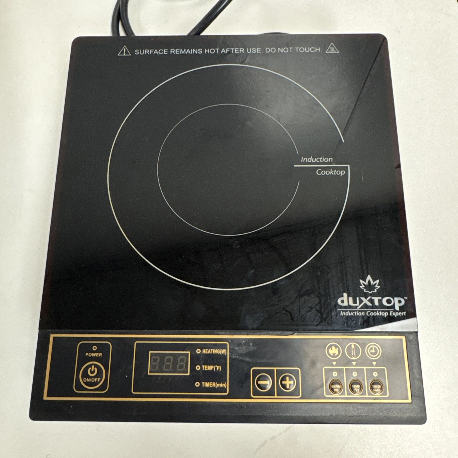 Duxtop 8100MC 1800W Portable Induction Countertop Cooktop - Gold