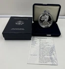 1999 P American Silver Eagle Gem Proof In Box & COA