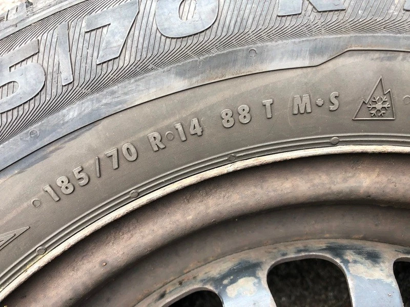 1xkomplette Reserverad Ersatzrad+Felge 185/70R14 88T für Opel Astra,Corsa,Adam - Bild 3 von 4