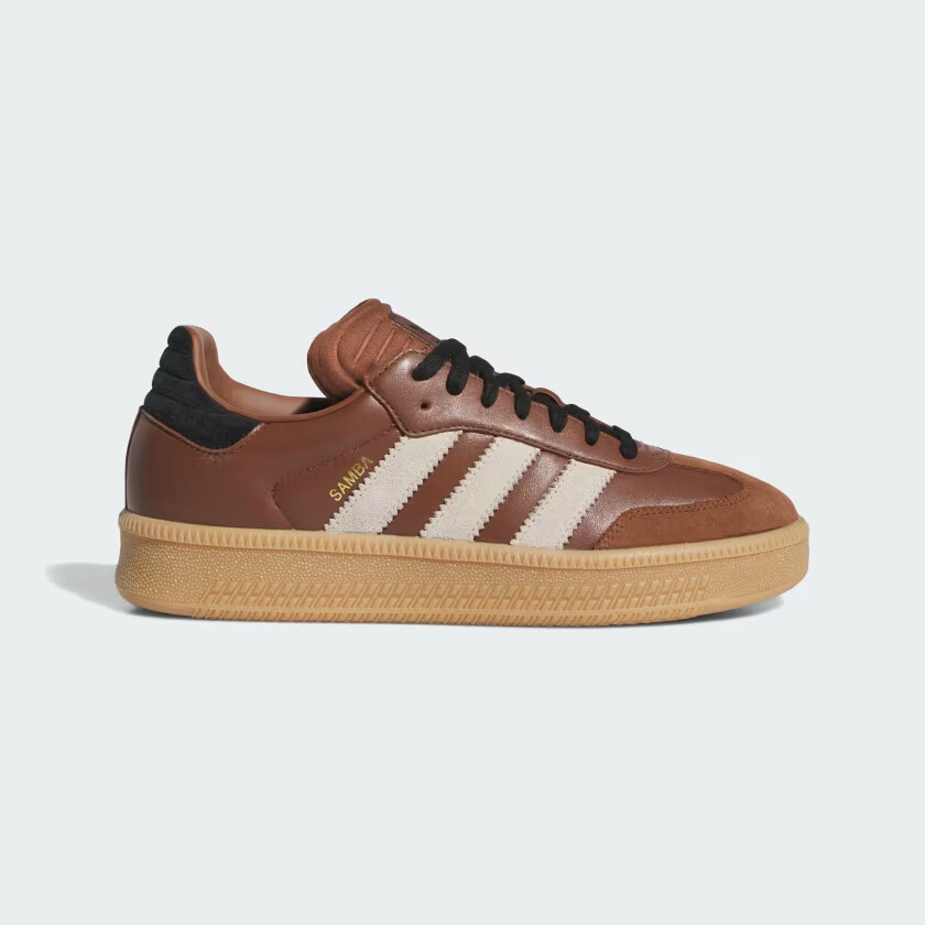 кроссовки adidas Samba XLG JH7141 Preloved коричневого цвета / Wonder Beige / Core Black