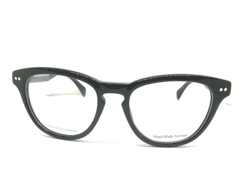 TOMMY HILFIGER TH 1201 montatura per occhiali da vista donna Nero plastica  nuovo | eBay