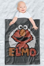 Sesame Street Fleece Baby Blanket, 30"x40", Elmo Name