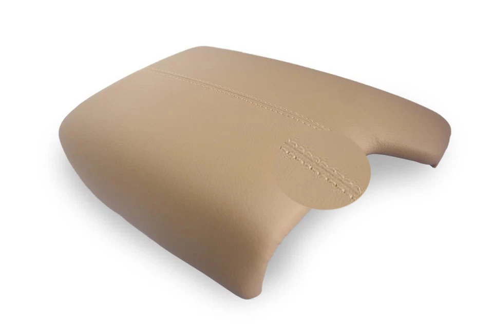 Console central apoio de braço couro sintético capa para Honda Accord 13-17 bege - Imagem 3 de 4