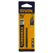 Irwin Industrial Tools 73306 Turbomax 3/32" / 2.3mm Drill Bit, 2-Pack