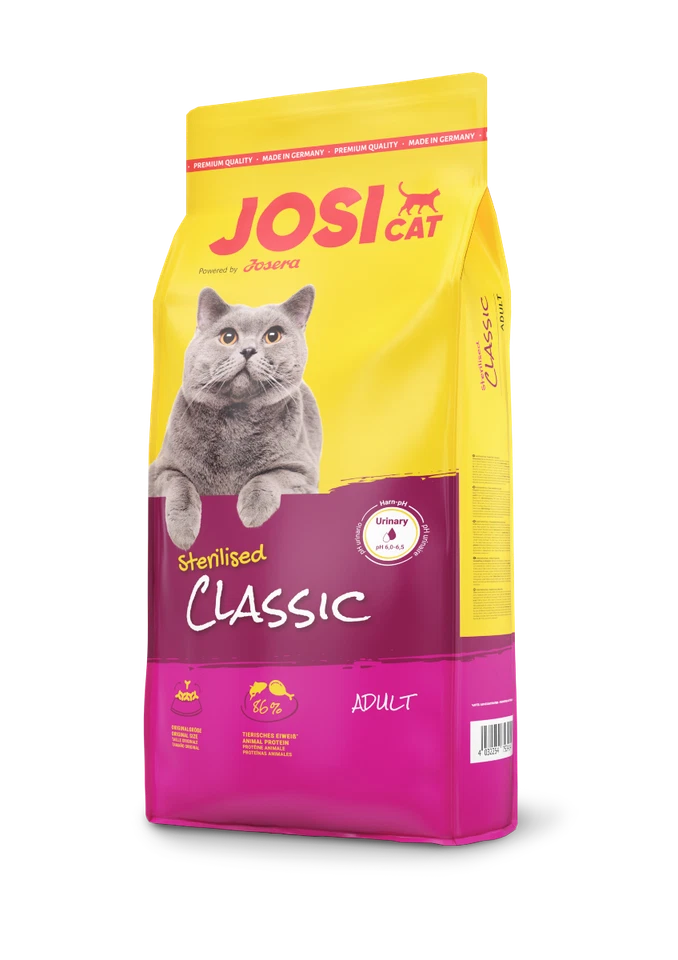 JOSERA JosiCat Sterilised Classic (2 x 10 kg) | Trockenfutter für sterilisierte Katzen
