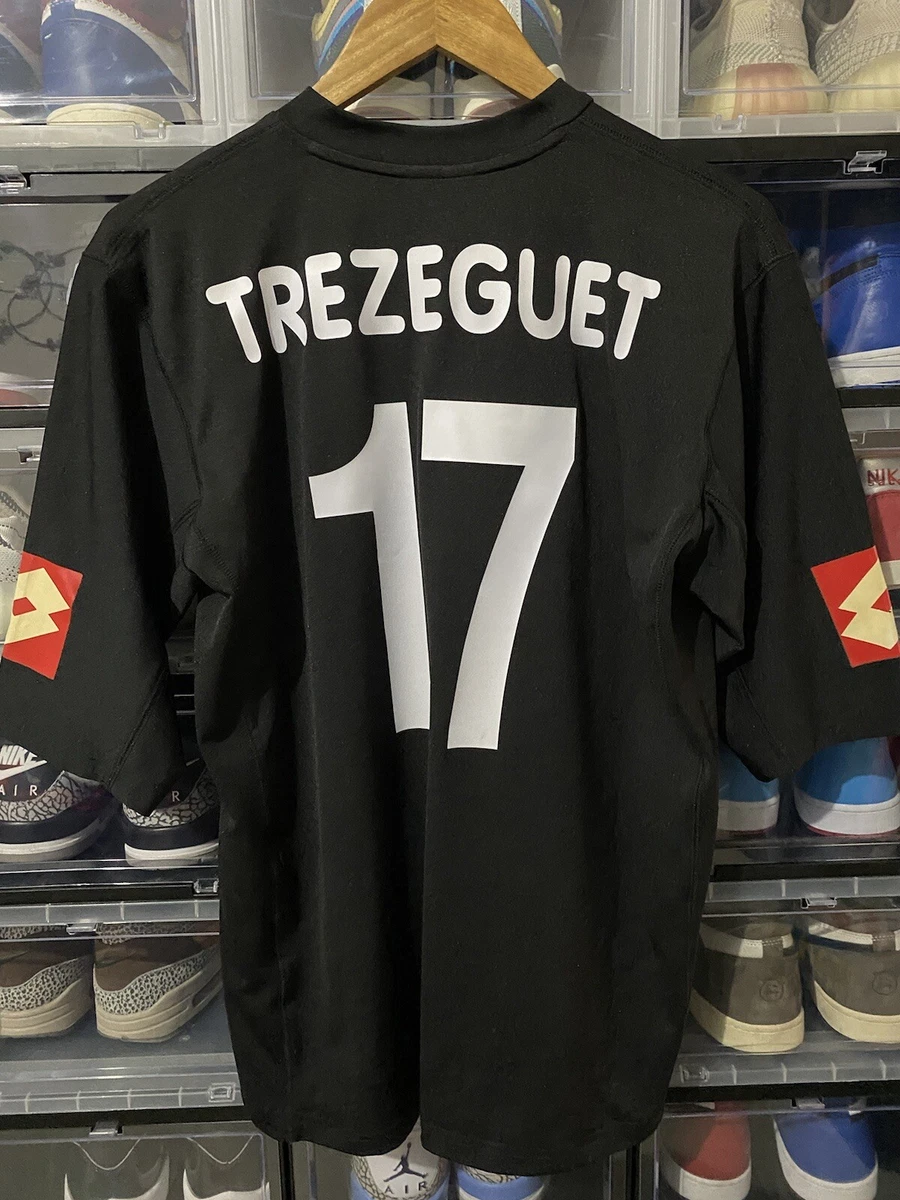 Lotto Juventus Trezeguet Serie A Away jersey shirt sz L Excellent