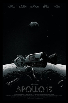 Apollo 13 Art Print 24x36 by Housebear x/55 mondo