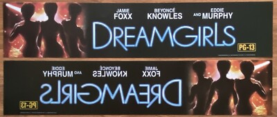 ⭐ Dreamgirls (2006) - Beyonce / Jamie Foxx - Movie Theater Mylar