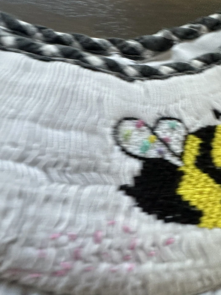 Vestido de verano Marmellata para niñas talla 6X abejorros vintage negro blanco lindo Foto 3 de 4