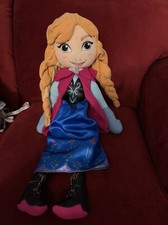 Large 24" Disney Frozen Anna Princess Plush Doll Figure Stuffed Toy