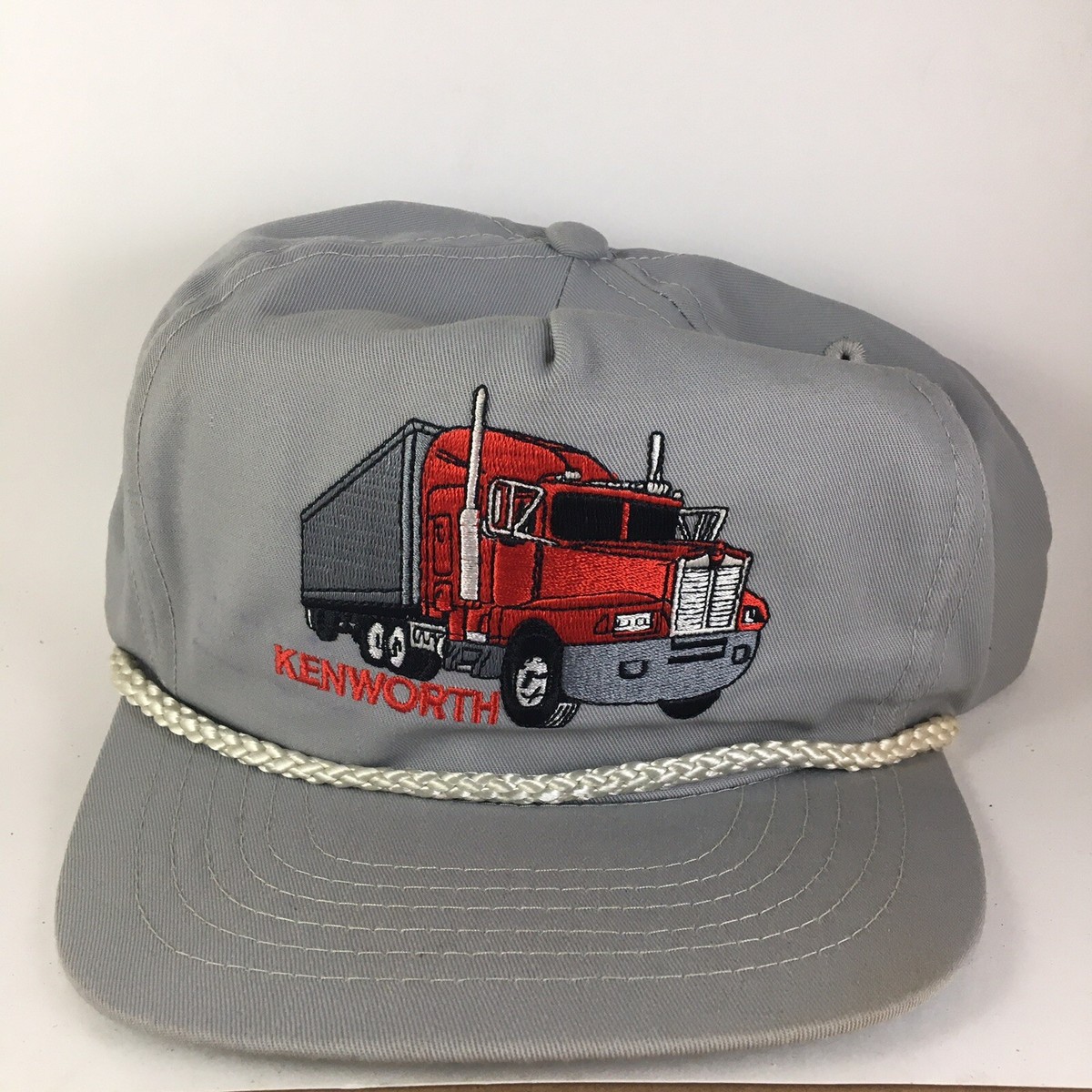 コルク半キャップ カカオフレンズ Vtg Tonkin Snapback Kenworth Stitch Trucker Hat Farmer Feed Seed