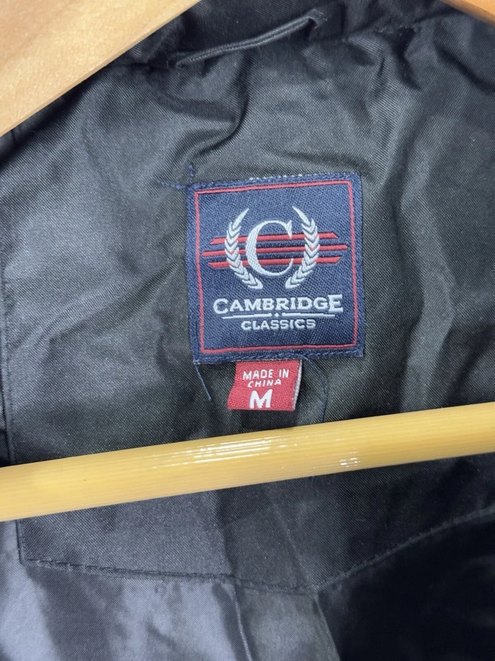 Chaleco acolchado negro Cambridge Classics para hombre talla M Foto 4 de 4