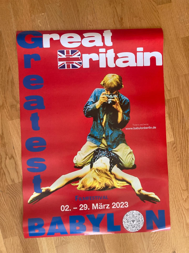 BLOW-UP Filmplakat FILM IN BRITAIN FESTIVAL Wiederaufführung 2023 Größe: 84x59cm - Bild 2 von 3
