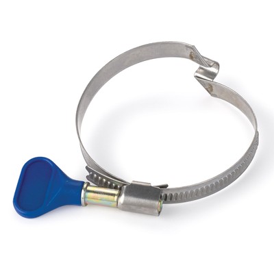 WOODRIVER Keyed Bridged Hose Clamps 2-1/2'' 4-Piece