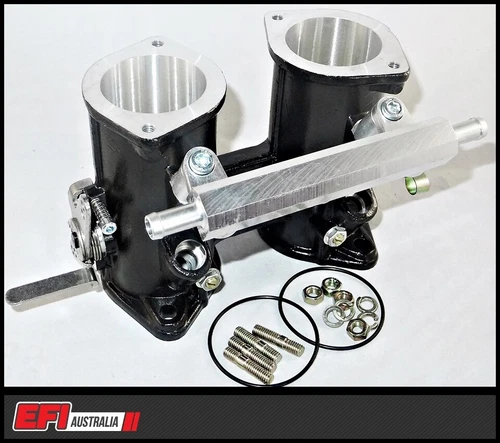 THROTTLE BODY INJECTION IDA pattern 50mm SUIT Weber MAZDA VW Gemini Escort TBI - Picture 1 of 3