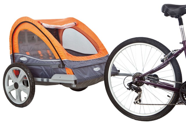 instep quick n ez double bicycle trailer