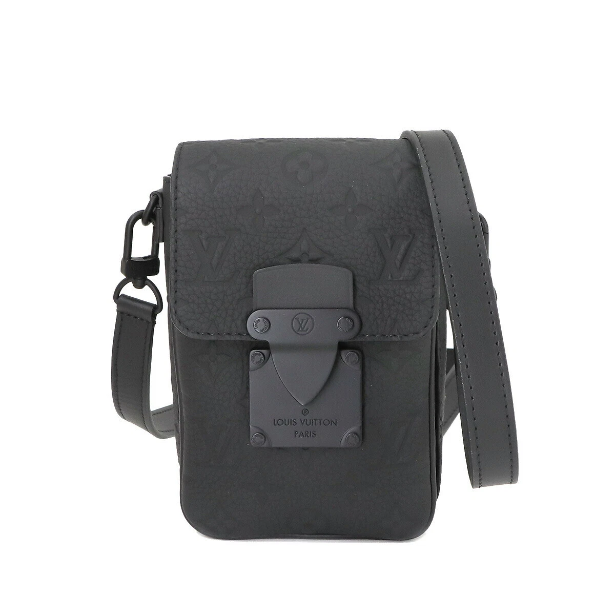 LOUIS VUITTON Taurillon Monogram S-Lock Vertical Wearable Wallet 
