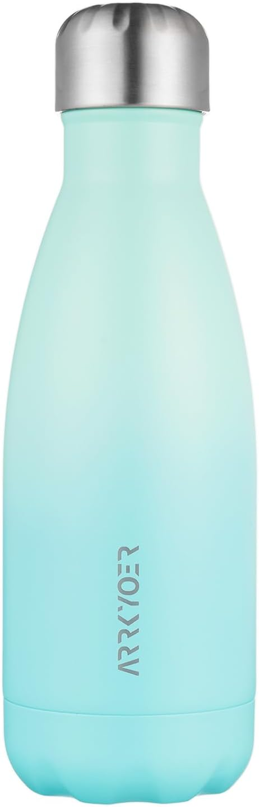 Stainless Steel Insulated Water Bottle,12Oz Metal Thermos Water Bottles for Boys