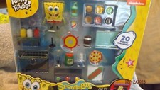 Teeny Tinies SpongeBob SquarePants Teeny Krusty Krab Mini Set-20 Pieces-New