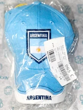 ARGENTINA RHINOX GROUP FIFA WORLD CUP 2014 PENALTY SPOT CAP FOOTBALL SOCCER HAT