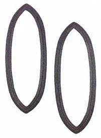 CONJUNTO DE 2 SELOS DE LENTE DE LUZ TRASEIRA ESQUERDA E DIREITA VOLKSWAGEN KARMANN GHIA 1960-1969 - Imagem 2 de 2