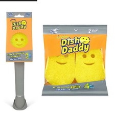 Dish Daddy Scrub Daddy Self-Standing Soap Dispensing Dishwand Refill Pack New