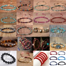 Natural Tiny Stone Crystal Dainty Bracelet Gemstone bracelet Minimalist Handmade