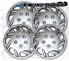 Wheel Cover Replacement Hubcaps 15" Inch Metallic Silver Hub Cap 4pcs Set #126