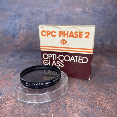 CPC Phase 2 Polarisations-Objektivfilter mit 49 mm Gewinde - Originalverpackt
