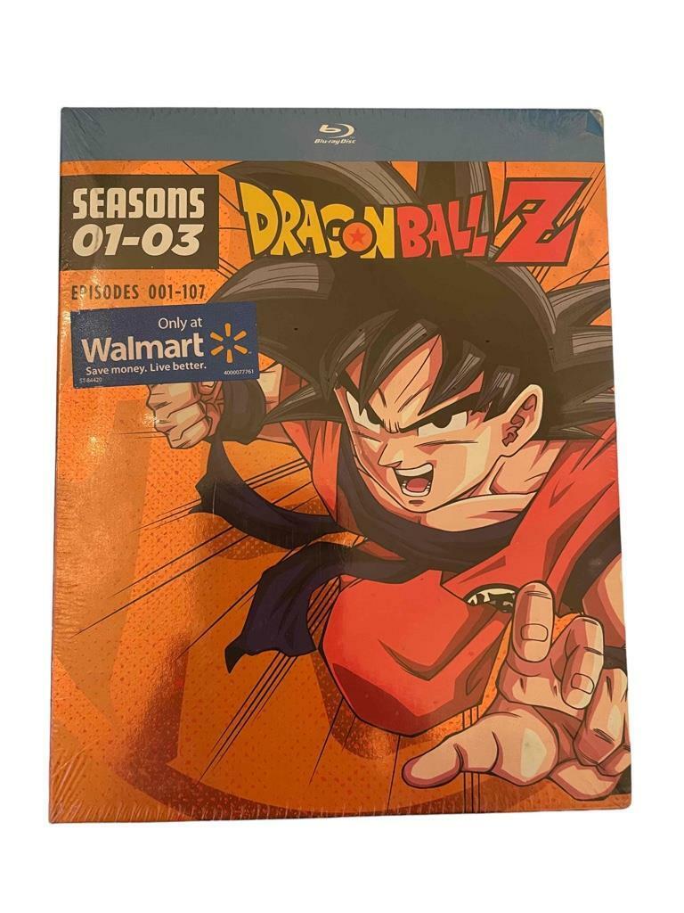 Dragon Ball Z Seasons 01-03 Episodes 001-107 (Blu-ray Box Set) Brand New  Sealed