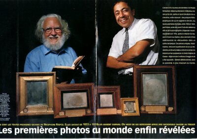 Coupure de presse Clipping 2000 Premières photos de Nicephore Niepce  (6 pages)