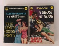 Alberto Moravia X2 The Fancy Dress Party & Ghost At Noon Ace Books 1959 PB Vinta