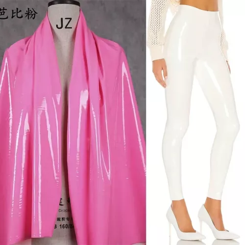 Women Faux Latex High Waist Bodycon PU Leather Pencil Leggings PVC Trousers - Picture 14 of 16