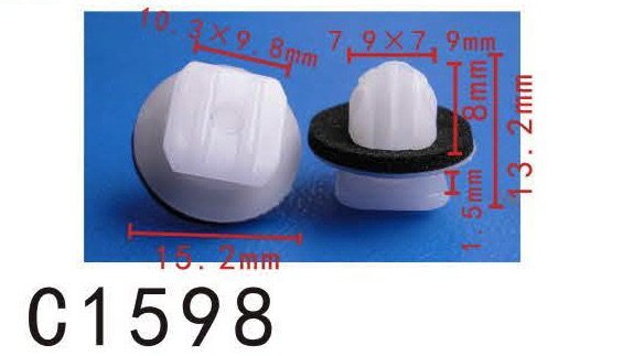 20pcs Fit TOYOTA Exterior-Wheel Fender Flare moulding Clip