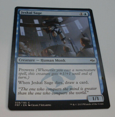 MTG Karte - Jeskai Sage - Creature - Human Monk - Magic the Gathering Neu