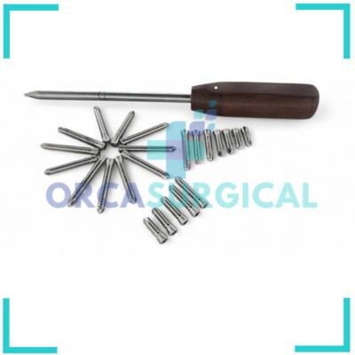 3.5 mm Safety Locking Screws,and Stainless Steel 316L (280 pcs)