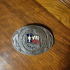  1985 1836-1986 STATE OF TEXAS SESQUICENTENNIAL BELT BUCKLE - HEAVY -TUB CR