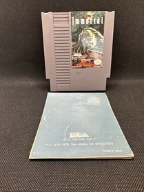 The Immortal  Cart (NES, 1990) Nintendo Not Tested With Manual