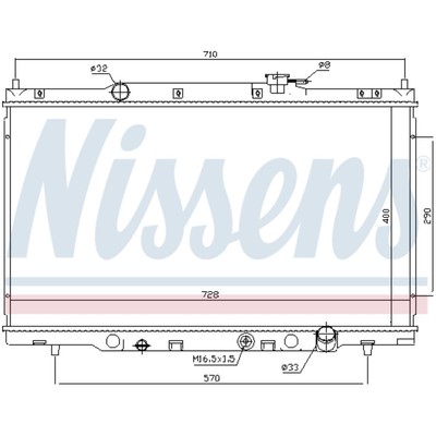 NISSENS 90740 Radiatore Olio Motore – Compatibile Con Peugeot 3008, 307, 308, 407 E Citroën C4 Picasso – Ricambio Di Qualità