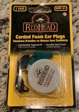 Red Head Shooting Protection Corded Foam Ear Plugs NRR 31 Case Brand New Sealed