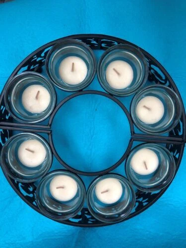 Anillos De Vela Vela De Hierro Negro