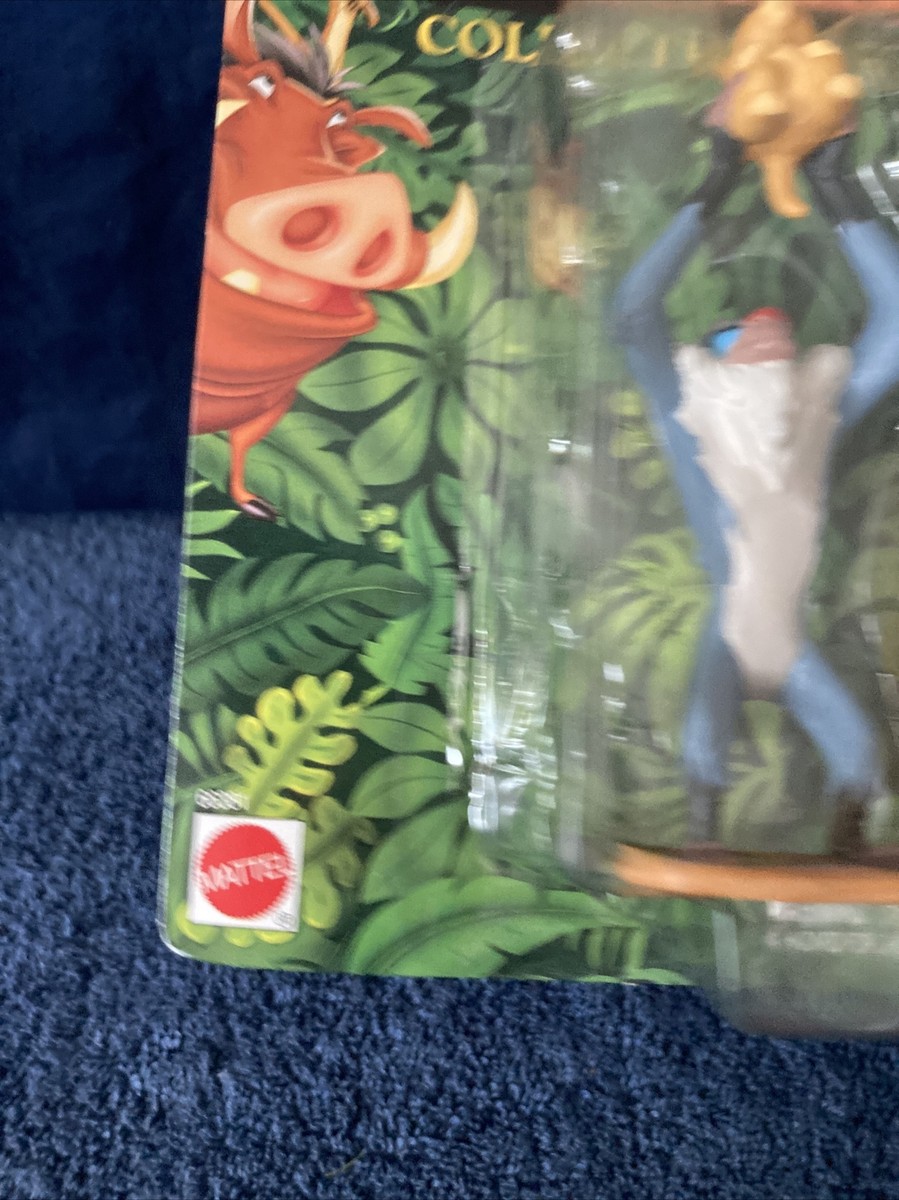 Simba Baby Uhr プラスチック トイ BLUE-BOX 1981 VINTAGE SEALED WALT DISNEY RAFIKI BABY SIMBA LION KING