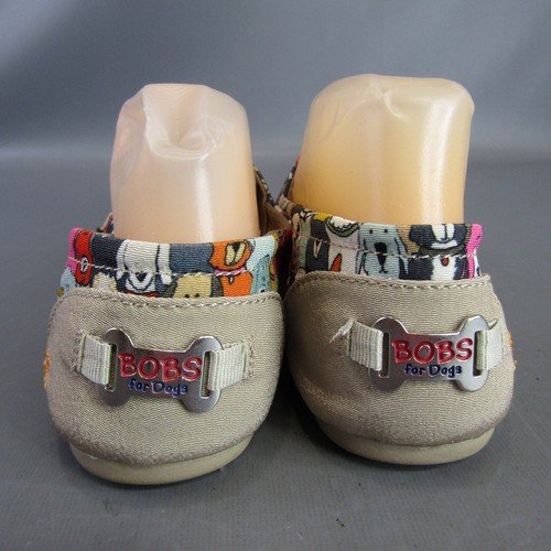 BOBS from Skechers Dog Print Slip On Casual Comfort Shoes Women's Size 9 - Picture 6 of 10