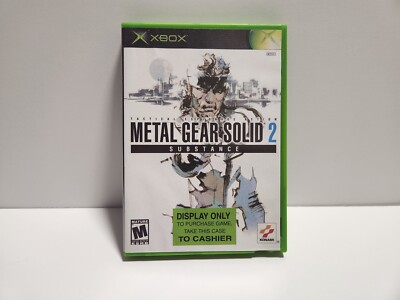 Metal Gear Solid 2 Sons of Liberty (Microsoft Xbox) Original Display Case ONLY