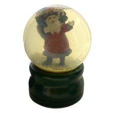 Musical Snow Globe Santa w/Sack of Toys Plays "Santa Claus is Coming to Town"