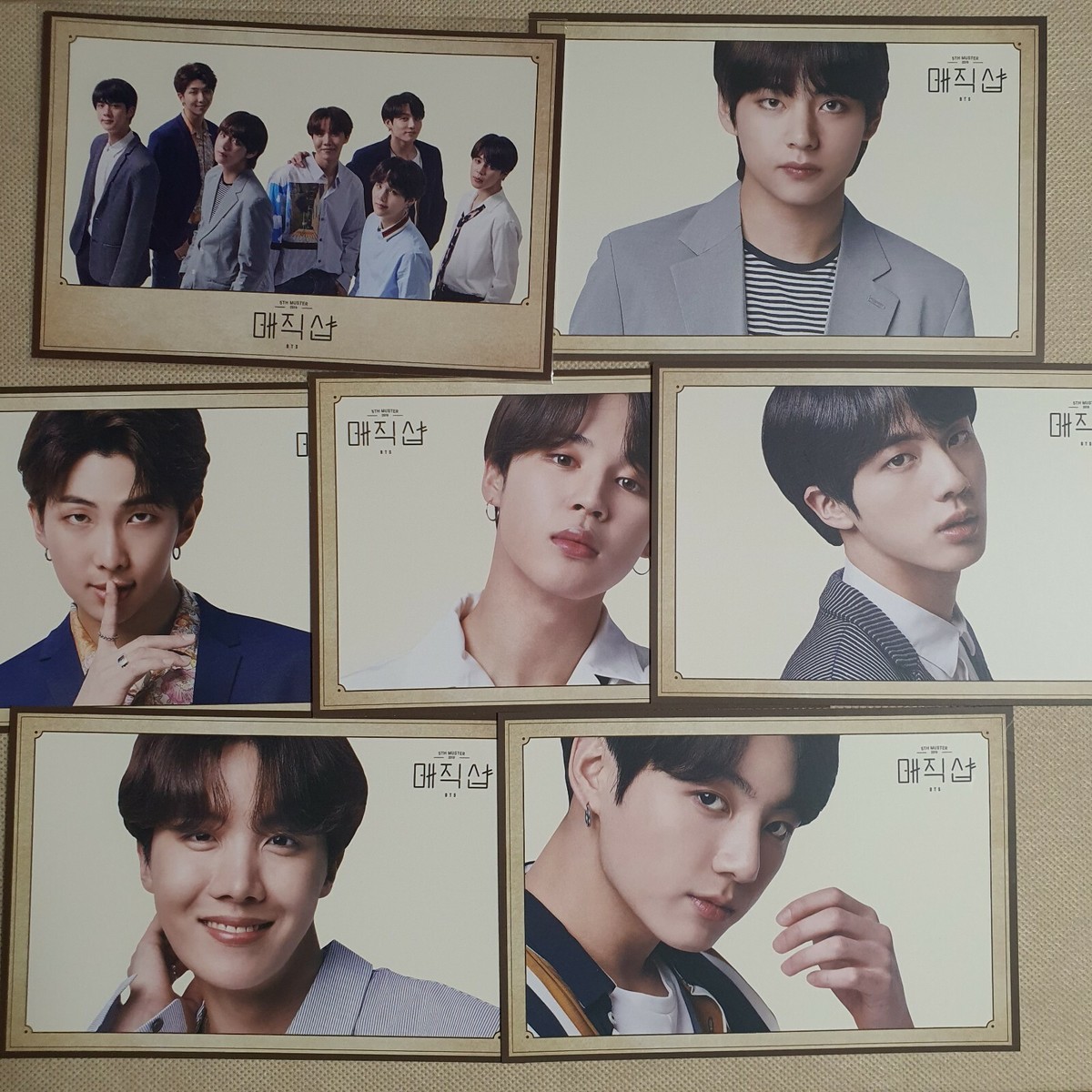 BTS MAGIC SHOP ポップアップカード RM J-HOPE V