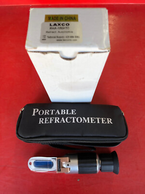 NEW LAXCO INC RHA-100ATC ANALOG REFRACTOMETER HAND HELD, 1'' W