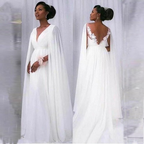 Simple Pregnant Weddings Dress Deep 