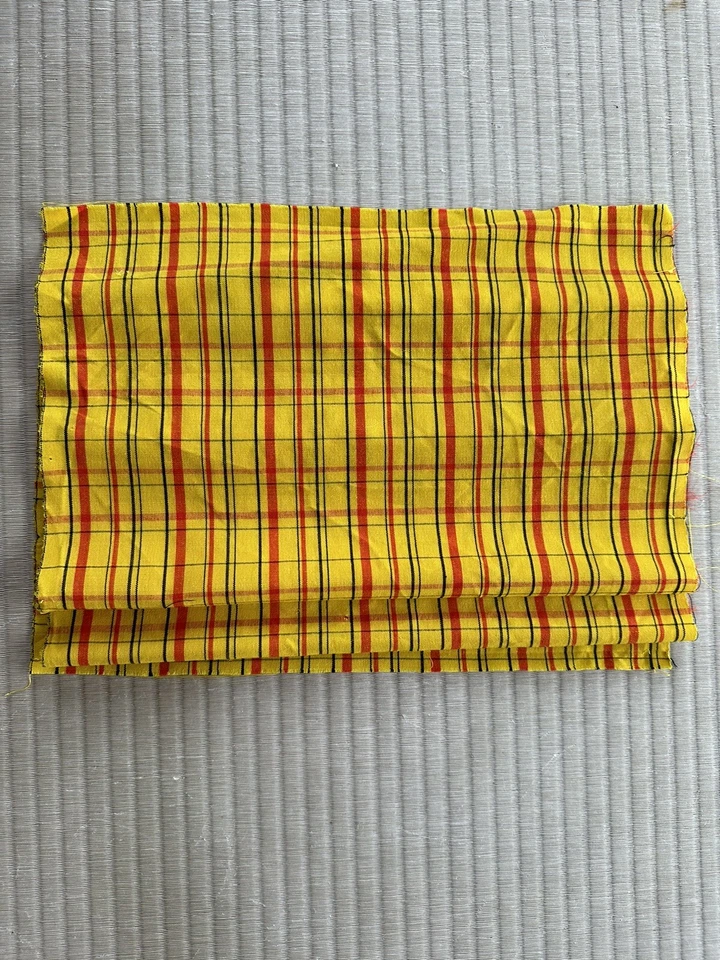 t19: Kimono Vintage Tela Japonesa Mosurin Kasuri tsumugi Tela Artesanía Costura Foto 4 de 4